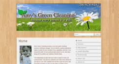 Desktop Screenshot of amysgreencleaning.com